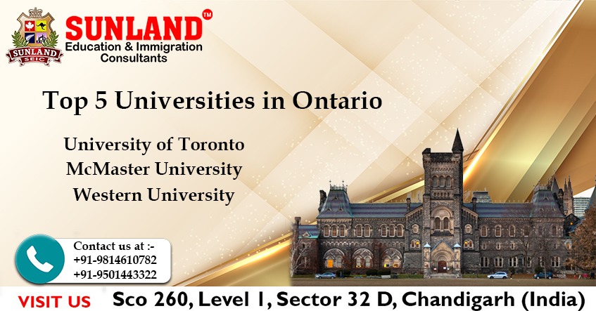 Top 5 Universities in ontario Top 5 Universities in Ontario