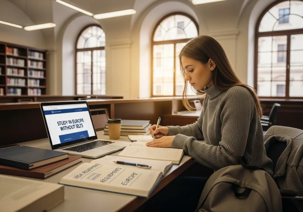 study visa without ielts in europe
