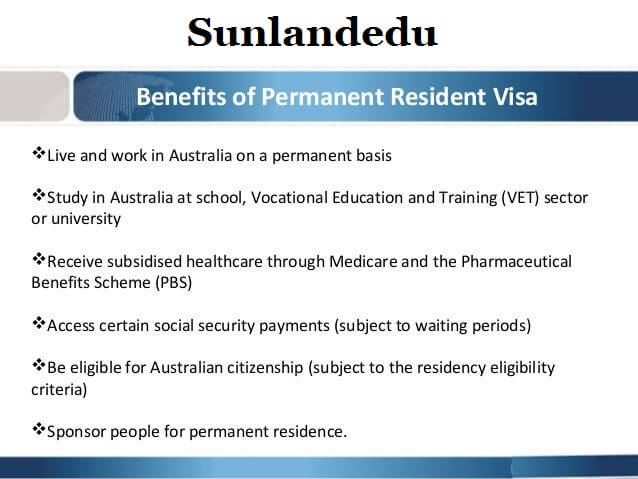 Benefits of PR (Permanent Residence) 4 Benefits of Australia PR