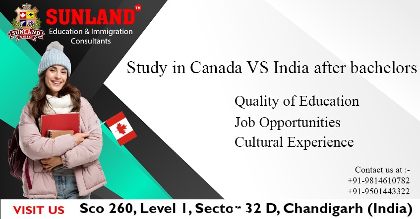 Study in Canada VS India after bachelors: 2 Canada Vs India