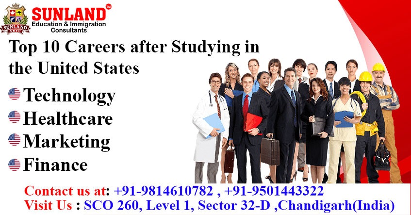 Top 10 Careers after Studying in the United States