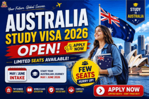 Application for Australia Study Visa 2026 Open