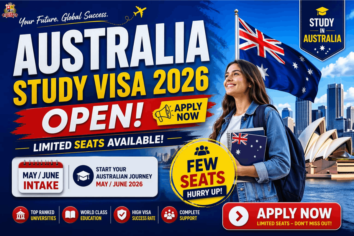 Application for Australia Study Visa 2026 Open