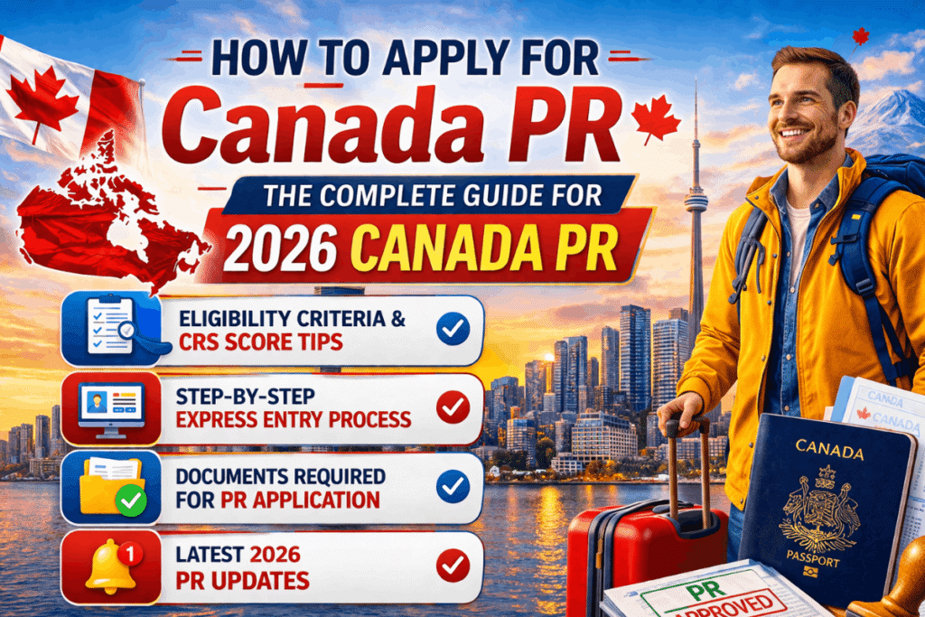 How to Apply for Canada PR – The Complete Guide for 2026 Canada PR
