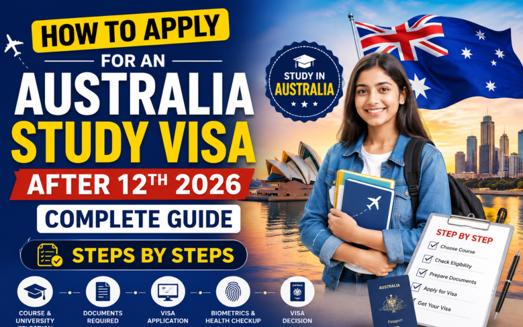 How to Apply for an Australia Study Visa After 12th 2026 Complete Guide Steps By Steps 2 Australia Study Visa After 12th